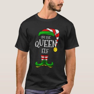 Camiseta Eu Sou o Grupo da Rainha Elf Natal Correspondência
