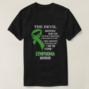 Camiseta Eu Sou O Guerreiro De Consciência Do Linfoma De Ap