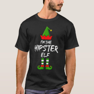 Camiseta Eu sou o Hipster Elf de Natal