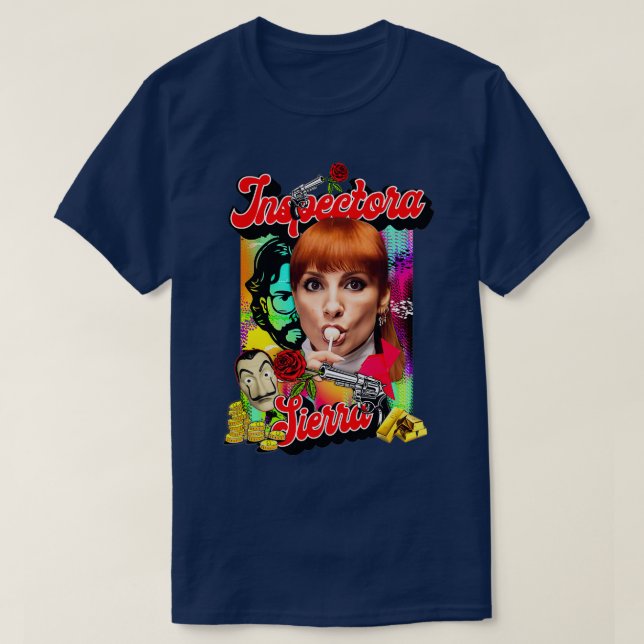 Camiseta Eu sou o inspetor (Frente do Design)
