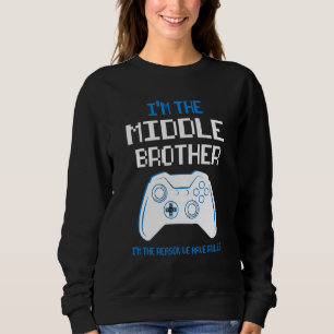 Camiseta Eu Sou O Irmão Médio Irmão Médio