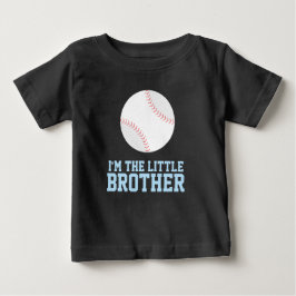 Camiseta "Eu sou o Irmão Pequeno" Número de Baseball Jersey
