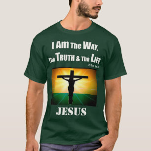 Camiseta Eu sou o jeito da verdade a vida Jesus Cristo 14