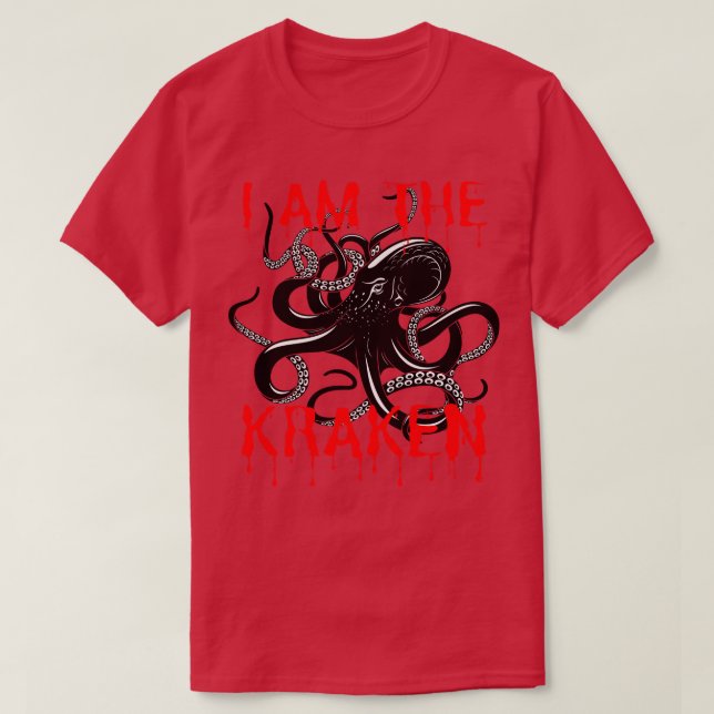 Camiseta Eu sou o kraken (Frente do Design)