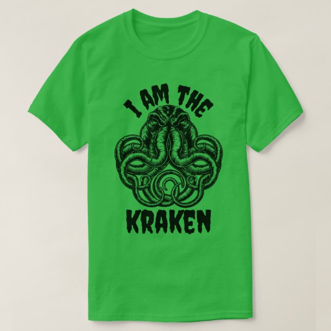 Camiseta Eu sou o kraken 2 (Frente do Design)