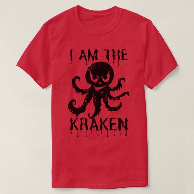 Camiseta Eu sou o kraken 5 (Frente do Design)