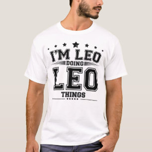 Camiseta Eu sou o Leo a fazer coisas ao Leo