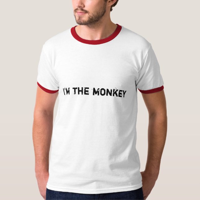 Camiseta Eu sou o macaco (Frente)