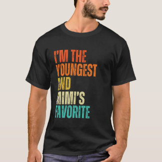 Camiseta Eu Sou o Mais Jovem e o Favorito da Mimi, Homens, 