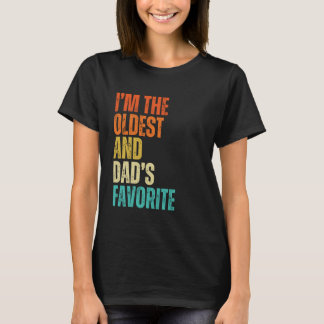 Camiseta Eu Sou o Mais Velho e o Favorito do Papai entre Ho