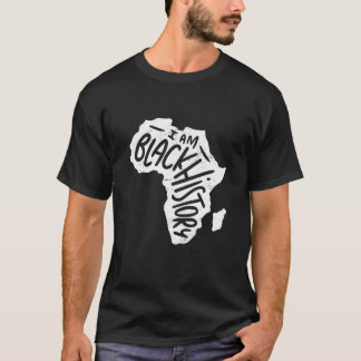 Camiseta Eu Sou O Mapa Da História Negra Da África