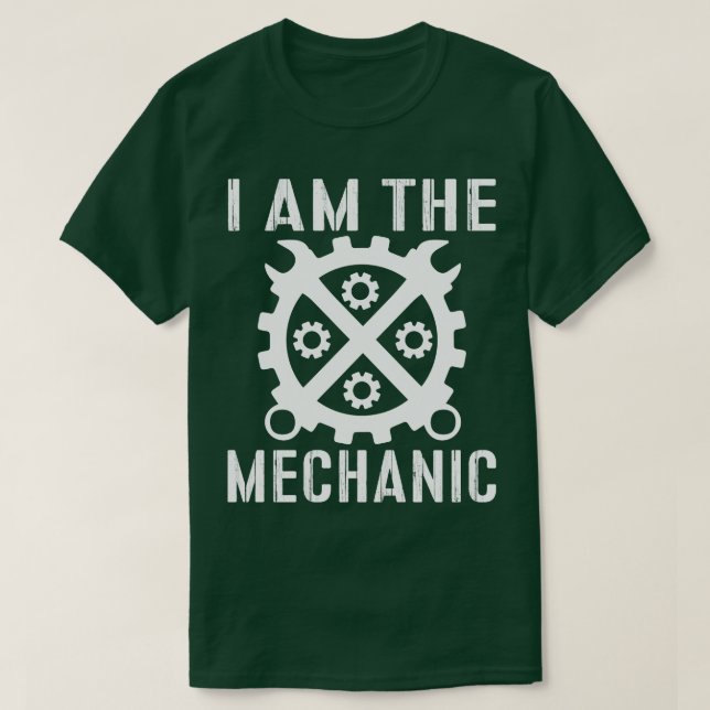 Camiseta Eu sou o Mecânico (Frente do Design)