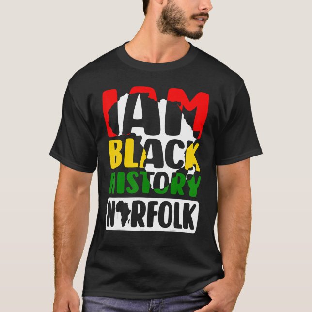 Camiseta Eu sou o Mês da História Africano, nem pessoal (Frente)
