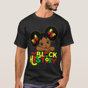 Camiseta Eu Sou O Mês Da História Negra Africano Americano