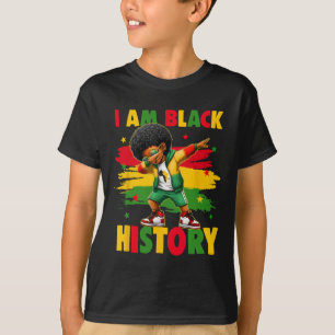 Camiseta Eu Sou O Mês Da História Negra Afro-Americano Dabb