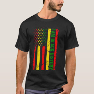 Camiseta Eu Sou o Mês da História Negra Orgulho Afro-Americ