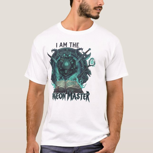 Camiseta Eu sou o Mestre da Masmorra (Frente)