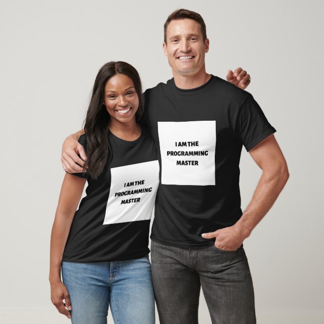 Camiseta Eu sou o mestre de programação (Unissex)