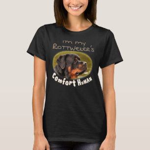 Camiseta Eu Sou O Meu Conforto Do Rottweiler.