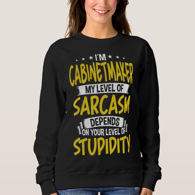 Camiseta Eu sou o meu nível de sarcasmo (Frente)