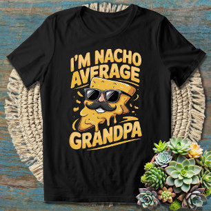 Camiseta Eu sou o Nacho Avô Médio Avô Divertido Piada de Co