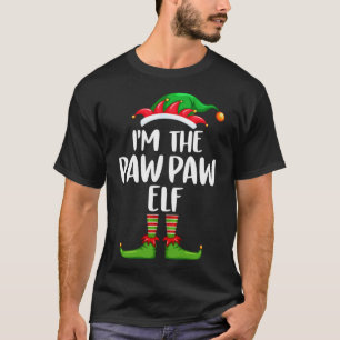 Camiseta Eu sou o Natal da família PawPaw Elf