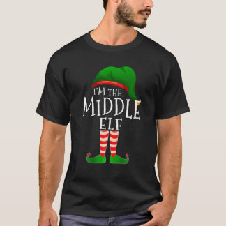 Camiseta Eu sou o Natal do Grupo Familiar do Elf Médio