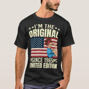 Camiseta Eu sou o original desde 1965, Legal estilo retrô