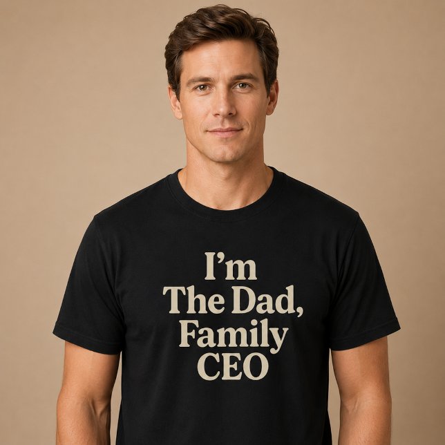Camiseta Eu Sou O Pai, CEO da Família (Criador carregado)