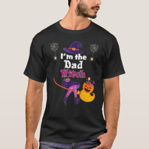 Camiseta Eu Sou O Pai Feitiço Vassoura Abóbora Doce Família