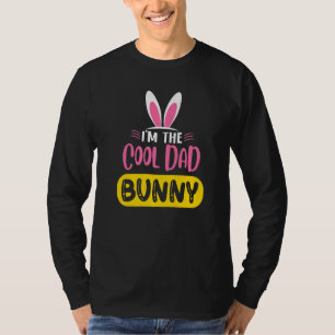 Camiseta Eu sou o Pai Legal Coelho Oculta Ovos Engraçados