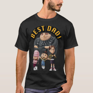 Camiseta Eu Sou o Pai Minions Dia dos Pais Gru E Garotas