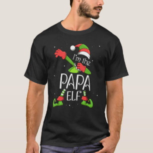 Camiseta Eu Sou O Papai Elfo Dabbing Papai Noel Natal Famíl