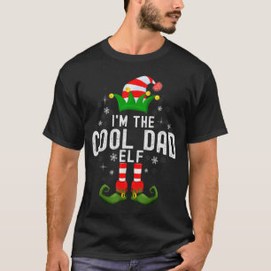 Camiseta Eu Sou o Papai Elfo Legal de Natal Família Pjs Fan