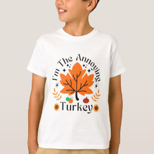 Camiseta Eu Sou o Peru Irritante, Família Divertida de Ação