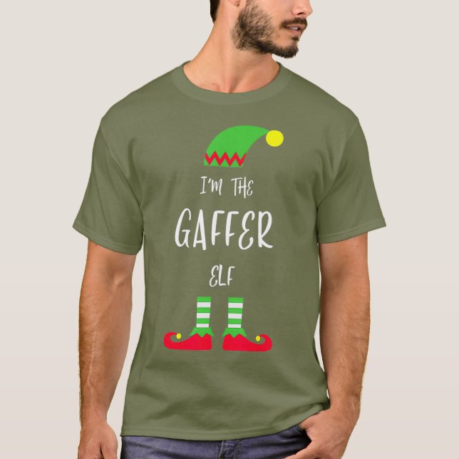 Camiseta Eu Sou O Presente De Natal Do Gaffer Elf Engraçado (Frente)