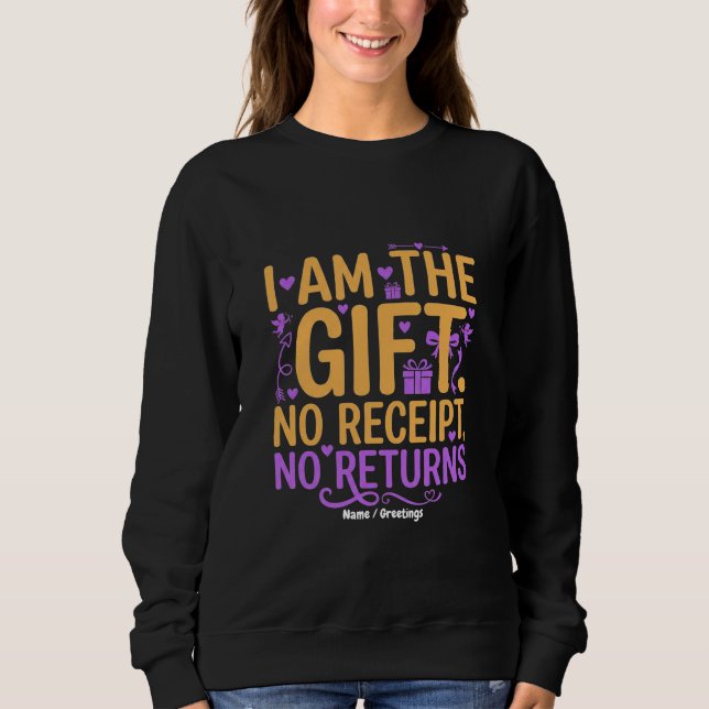 Camiseta Eu Sou o Presente Sem Nota Fiscal Sem Devoluções E (Frente)