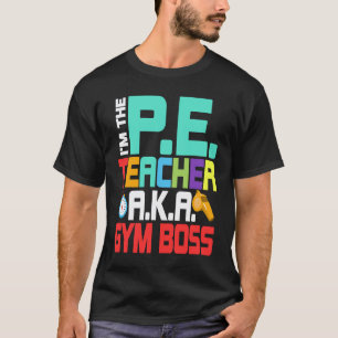Camiseta Eu Sou O Professor De Ed Física A K A Chefe De Edu