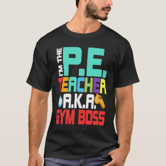 Camiseta Eu Sou O Professor De Ed Física A K A Chefe De Edu