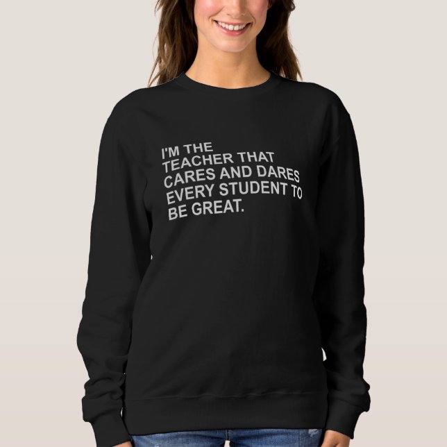 Camiseta Eu sou o professor que se preocupa e ousa ser estu (Frente)
