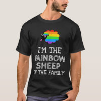 Eu sou o Rainbow Sheep da família Engraçada Lgbt G
