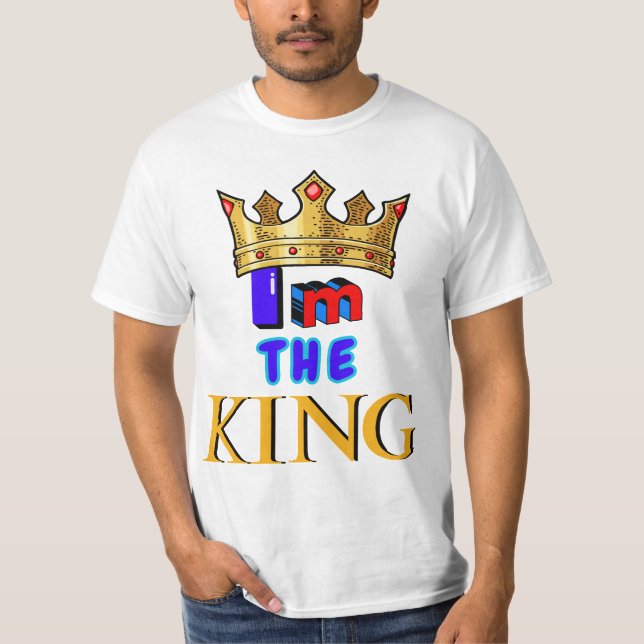 Camiseta Eu sou o rei (Frente)