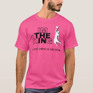 Camiseta Eu Sou O Rei Do Meu Próprio Slam Dunk, Legal Citaç