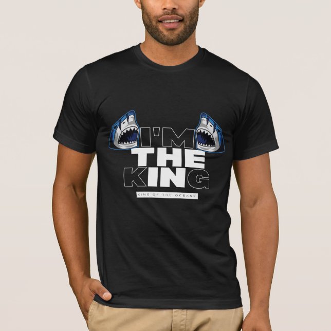 CAMISETA EU SOU O REI DOS OCEANOS (Frente)