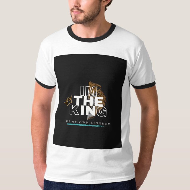 Camiseta "Eu sou o Rei: Um Conto de Poder e Ambição" (Frente)