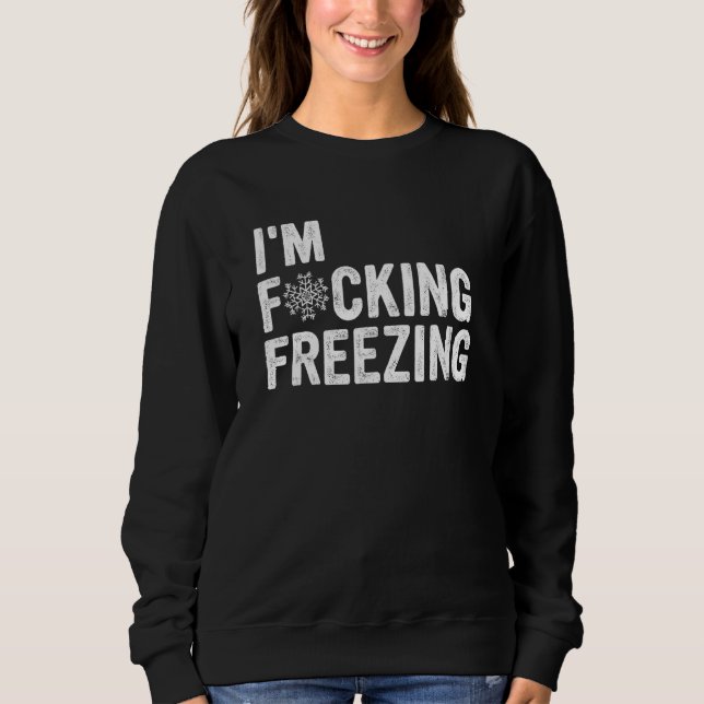 Camiseta Eu sou o Roupa Congelando de acoplamento (Frente)