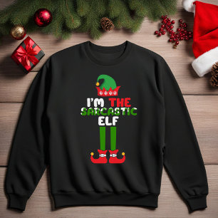 Camiseta Eu sou o Sarcástico Elf Engraçado, doce de Natal