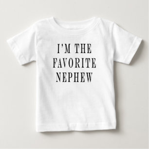 Camiseta Eu sou o sobrinho favorito, sobrinho engraçado, eu