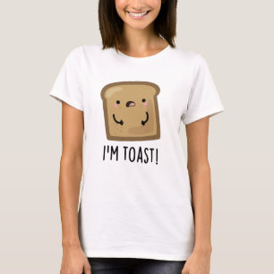 Camiseta Eu sou o Toast Toast Bread Comida Pun