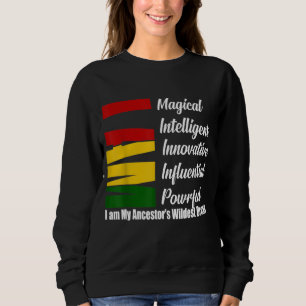 Camiseta Eu sou o unisexo do mês da história negra mágica